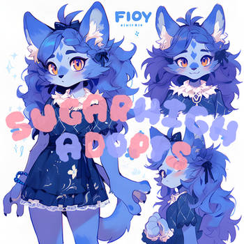 adopt 0721~Blue Snowcone Fox