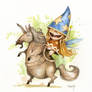 Happey fairy and fat unicorn.