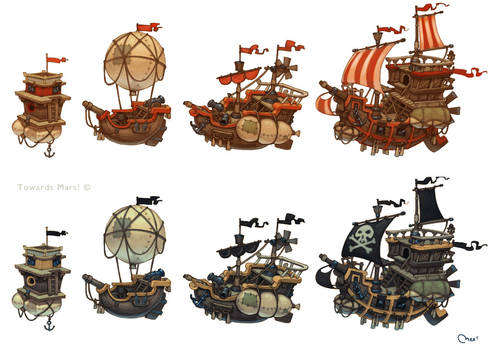 Pirates ships