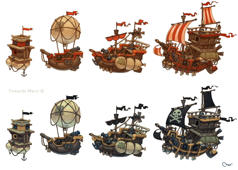 Pirates ships by Sidxartxa on DeviantArt