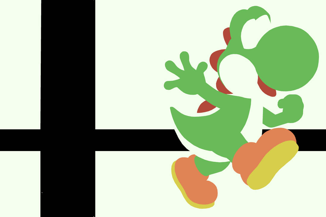 SSBU Yoshi Minimalist Wallpaper by Jamadow on DeviantArt