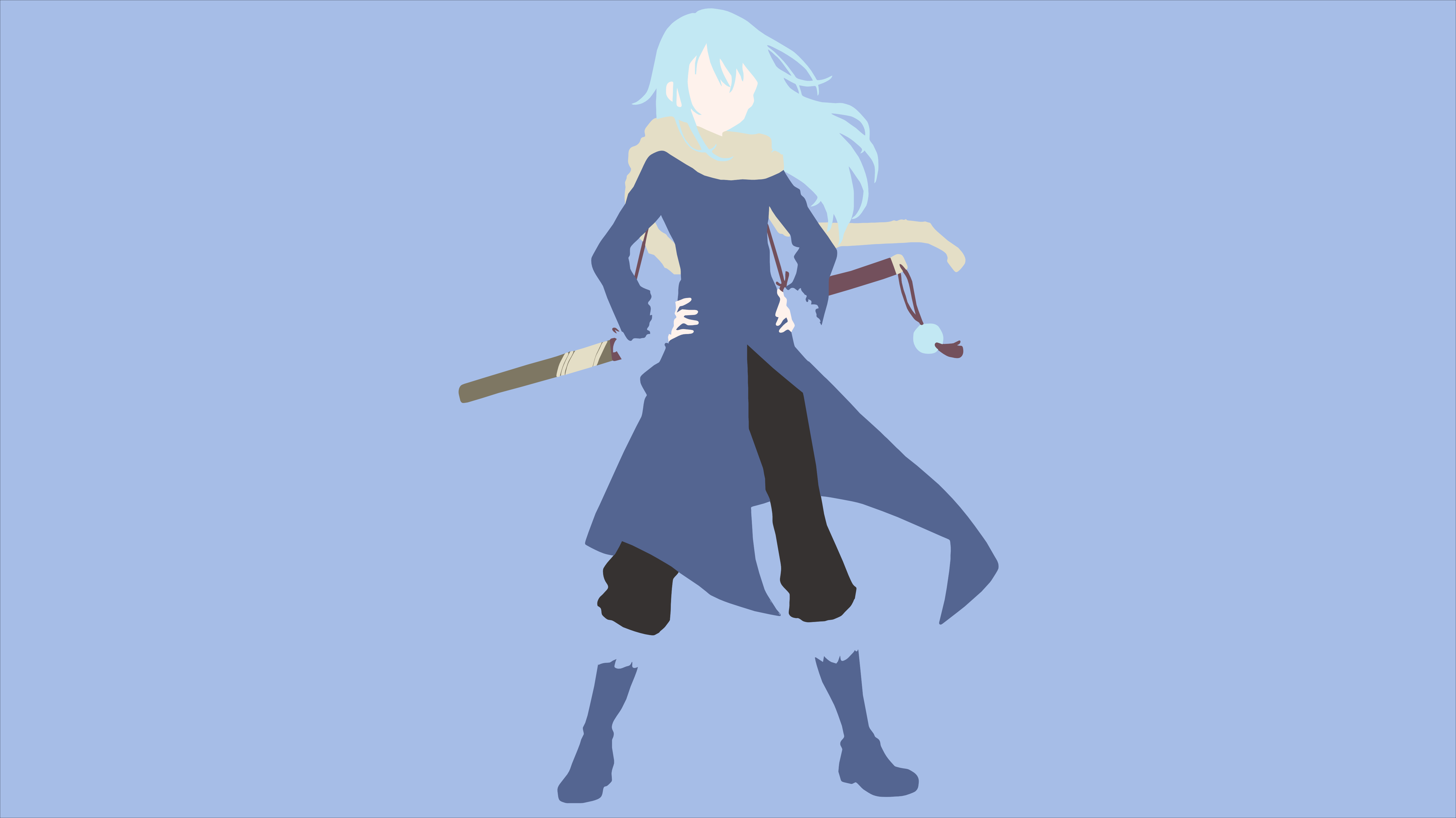 Rimuru Minimalist Wallpaper by Jamadow on DeviantArt