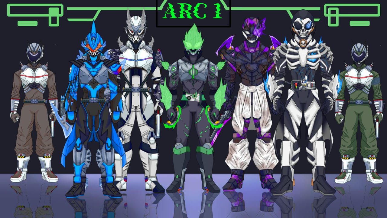 Arc1 Rider Kamen Rider Deignite Arc 1 Base Forms. by TokuGeral on DeviantArt