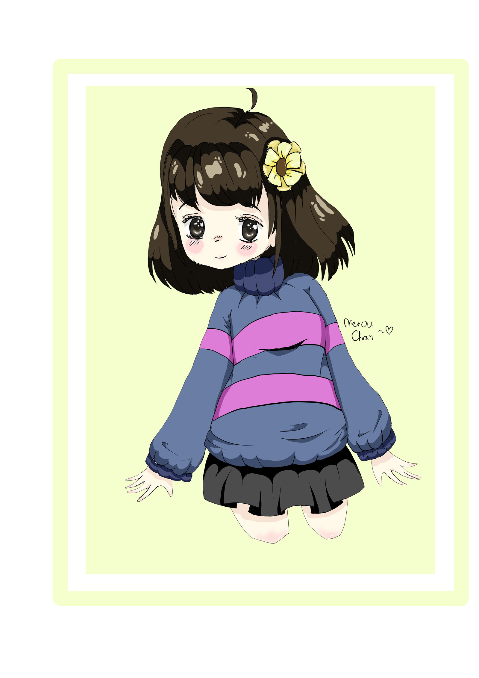 Undertale - Frisk, Fanart by NerouChan on DeviantArt