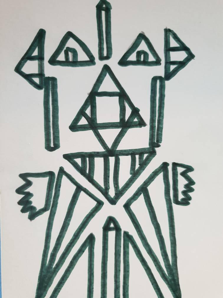Two Triangle Man Triangle man by beRowow on DeviantArt