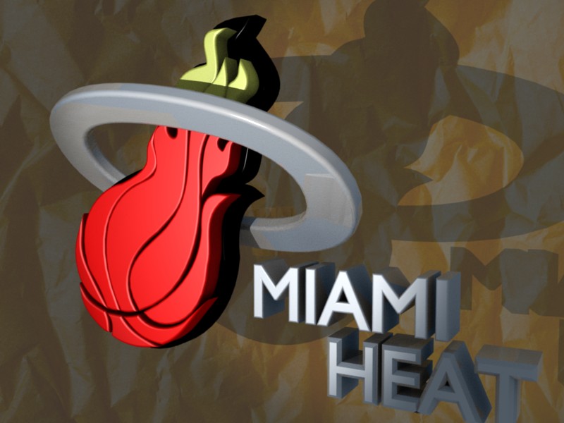 Miami Heat 3D Logo