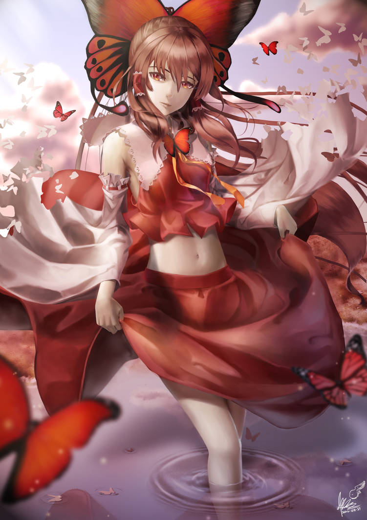 Red Butterfly by Lepusplus Red Butterfly by Lepusplus