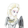 Elsa from Frozen as a Batman