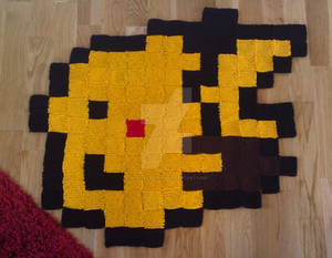 Pikachu knitting