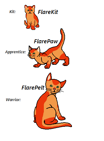 -Request- Warrior cat Oc-FlarePelt