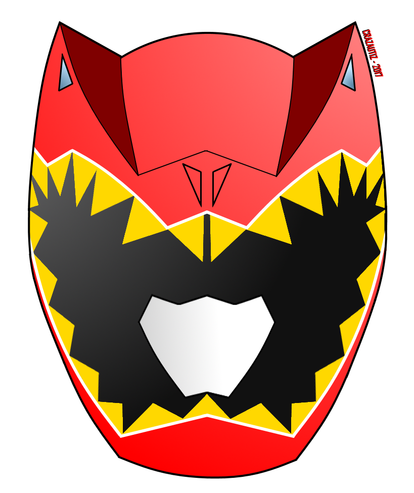 Dino Charge Red Ranger Helmet by crazautiz on DeviantArt