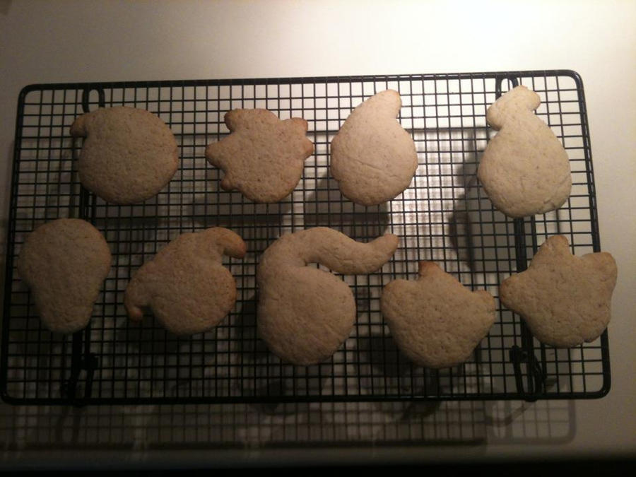 Soul Eater Cookies! (not decorated)