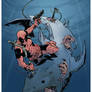 Deadpool VS Zombie Shark
