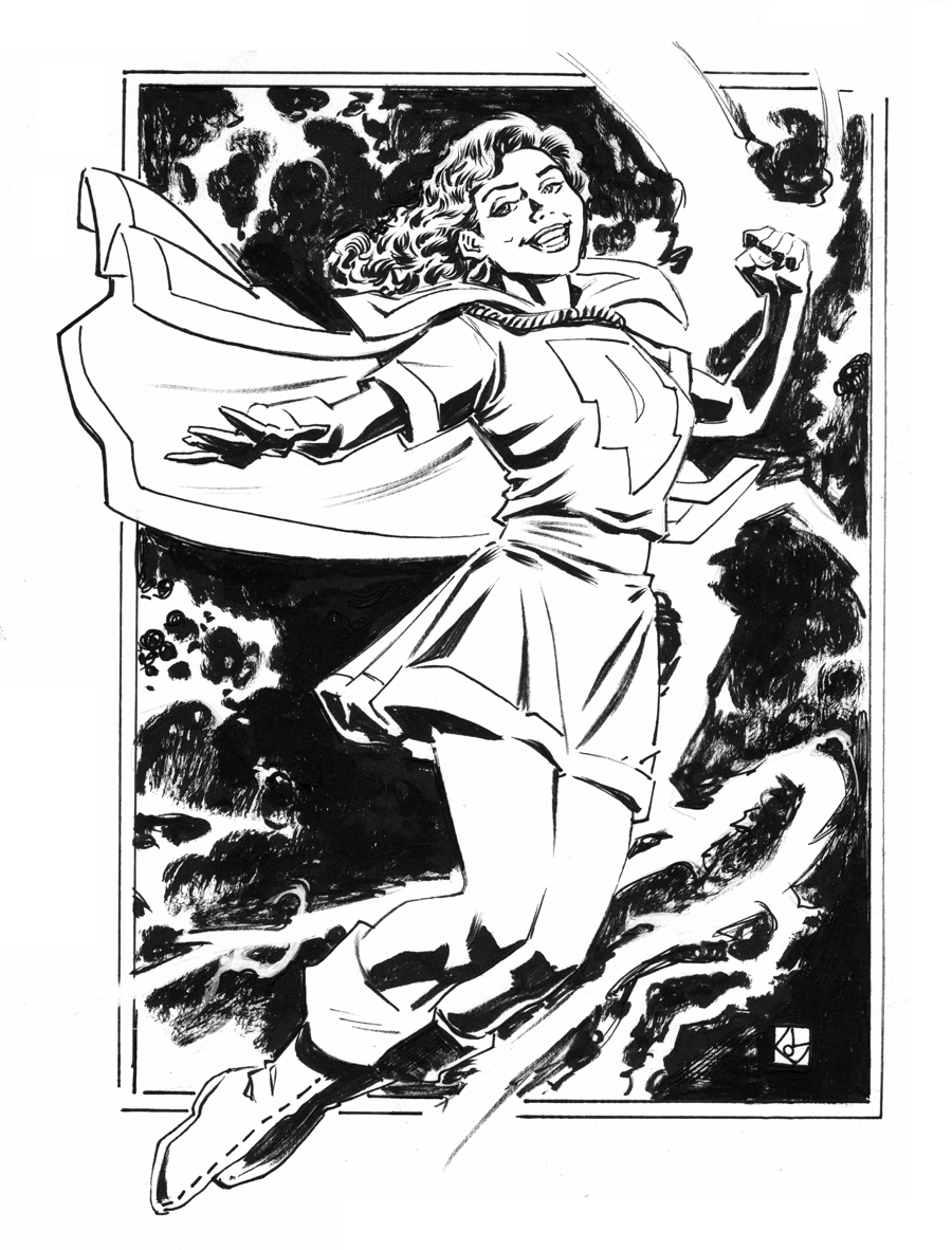 Mary Marvel Sketch