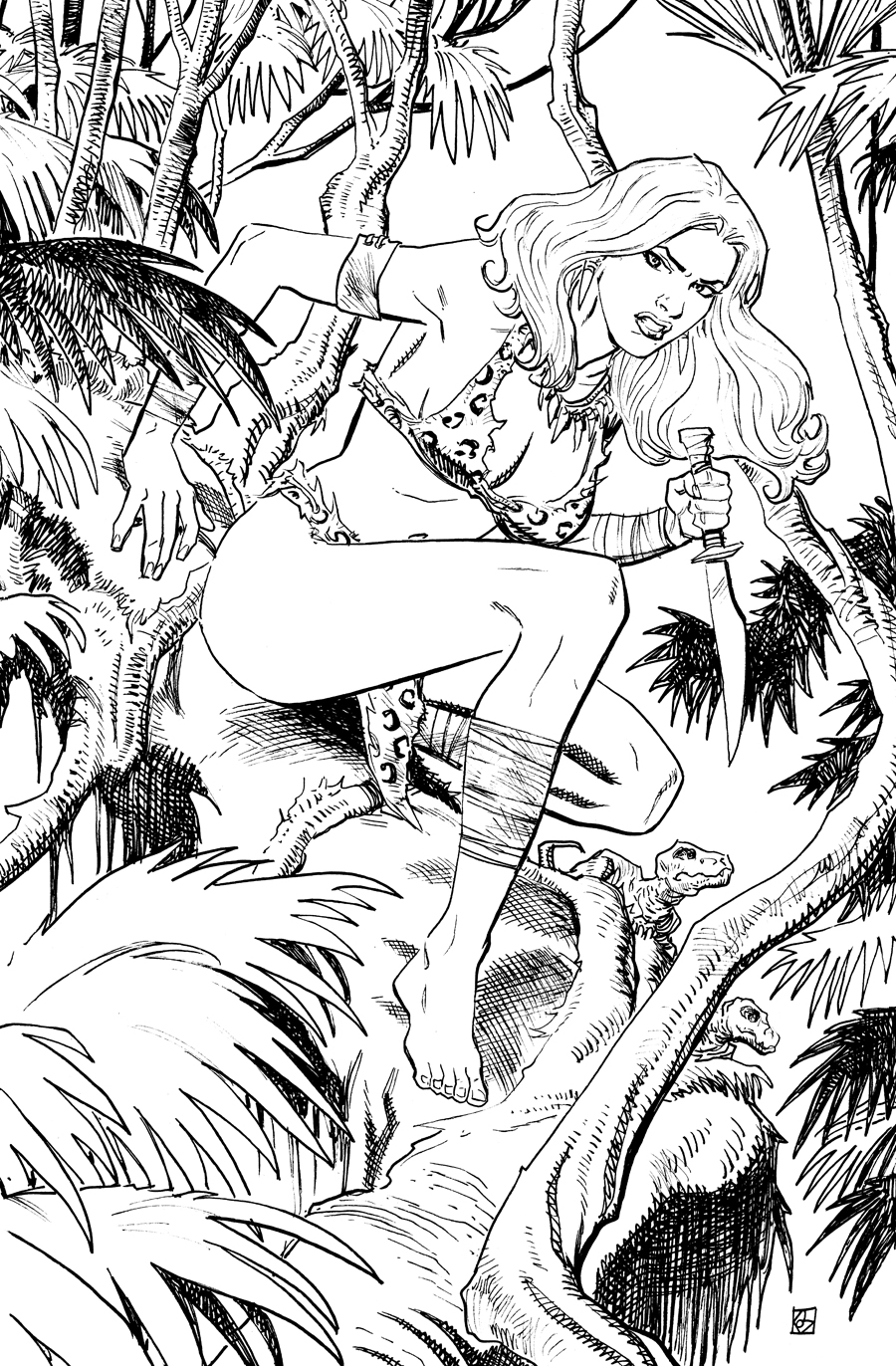 Shanna the She-Devil inks