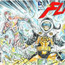Captain Cold as an Orange Lantern sketch cover