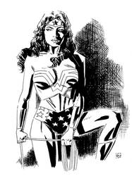 Wonder Woman sketch.