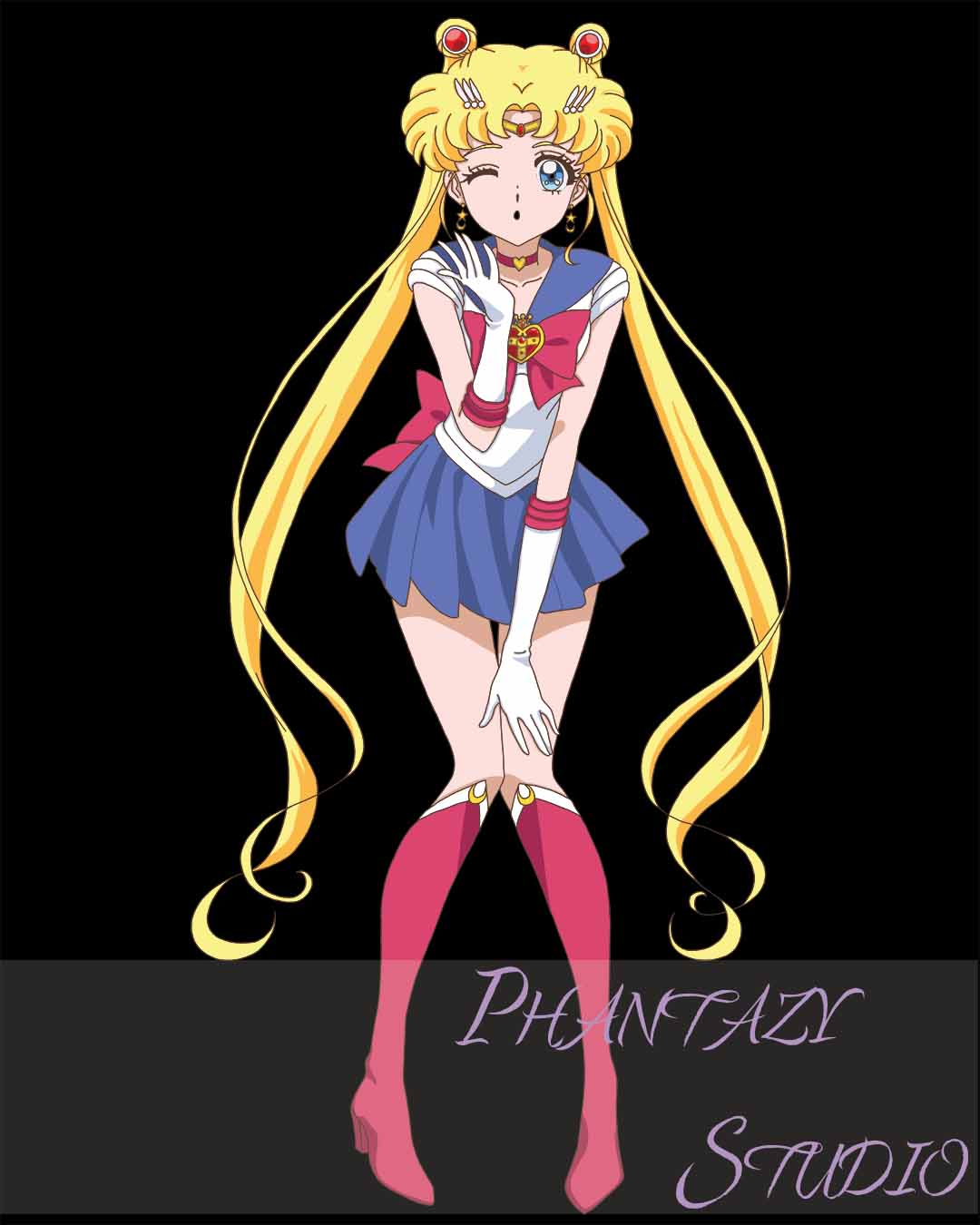 Sailor Cosmos Card from Sailor Moon Crystal 15 by Saudete on DeviantArt