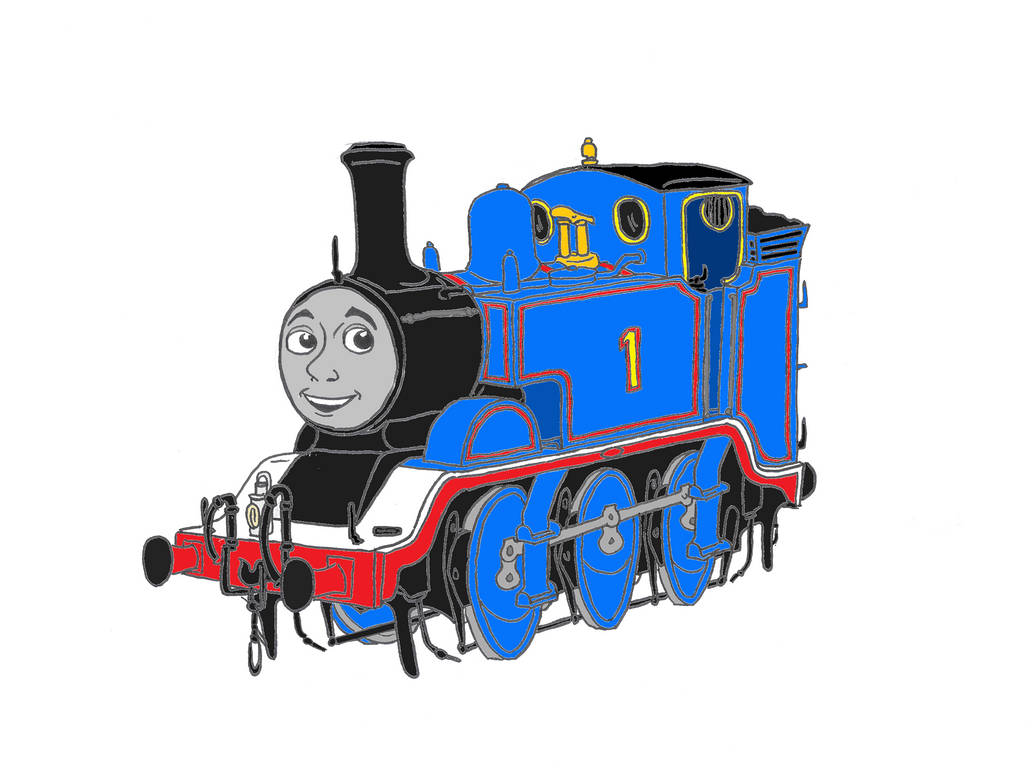 RWS Thomas Colored by BlueEngineLiz6 on DeviantArt