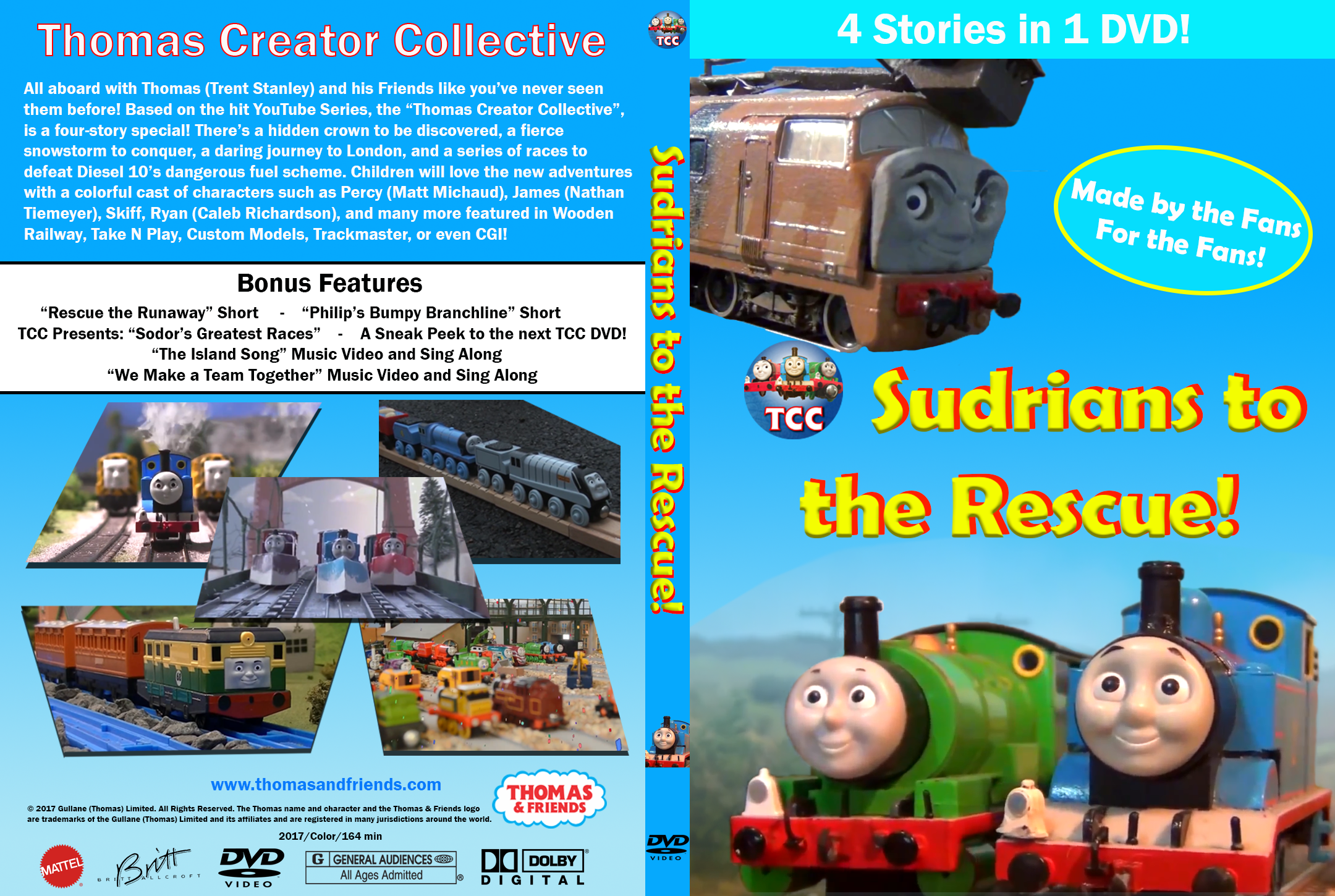 Sudrians To The Rescue Tcc Fanmade Dvd Cover By Blueengineliz6 On Deviantart