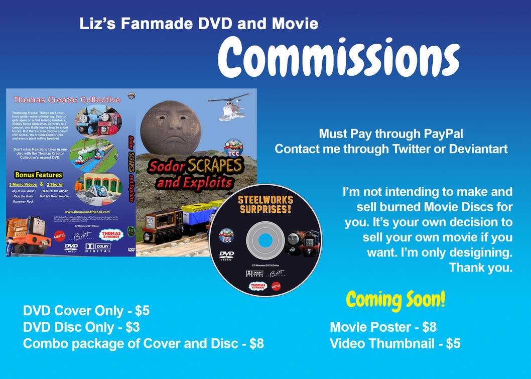 Dvd Deviantart Making Liz's Fanmade DVD and Movie Commissions by BlueEngineLiz6 on DeviantArt