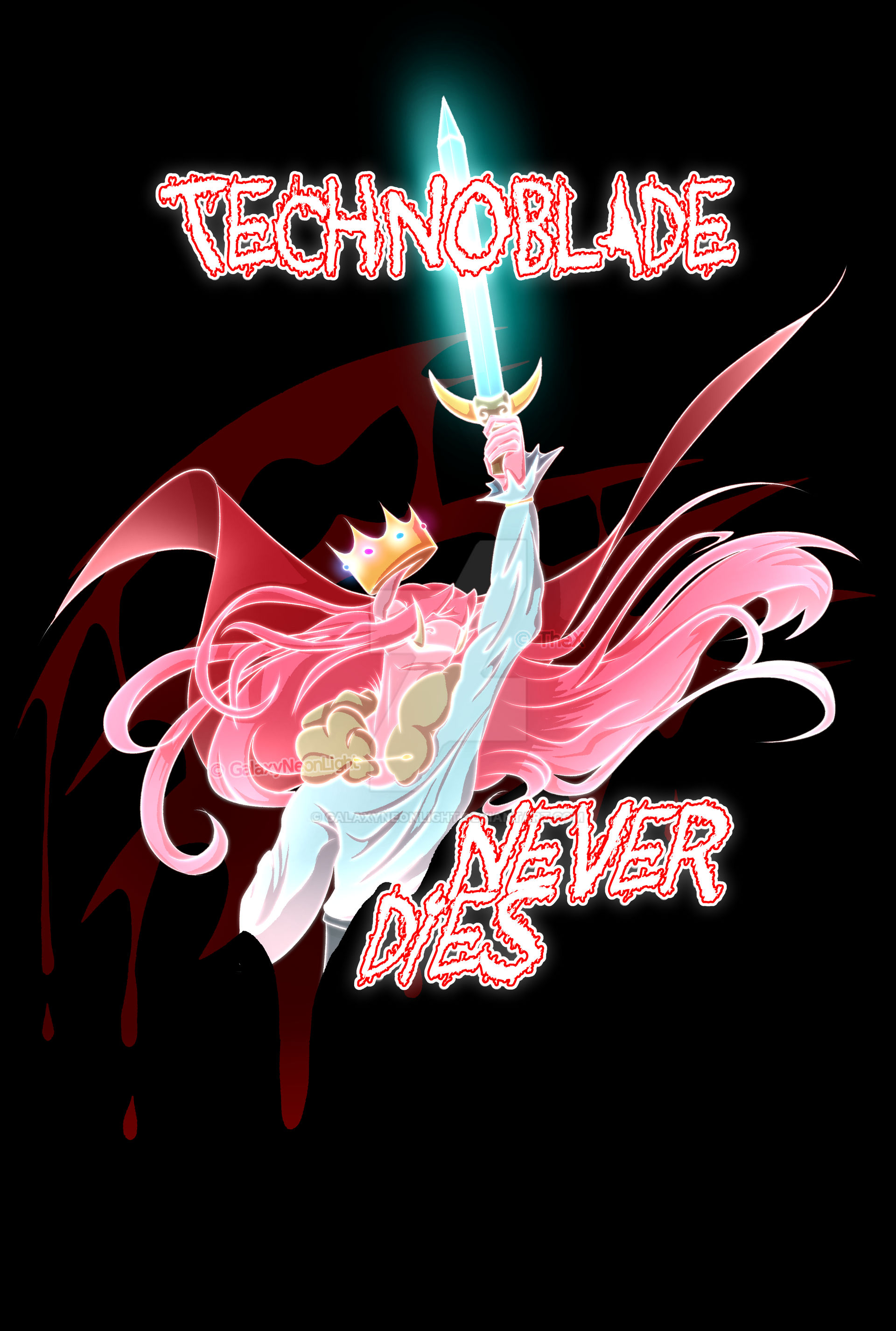 technoblade never dies by localgremliin on DeviantArt