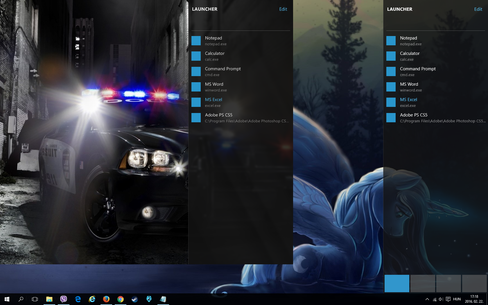 W10 style side-tab preview