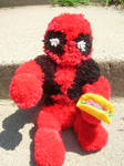 DEADPOOL WITH TACO!!!!!!!! by Mandarkhahaha