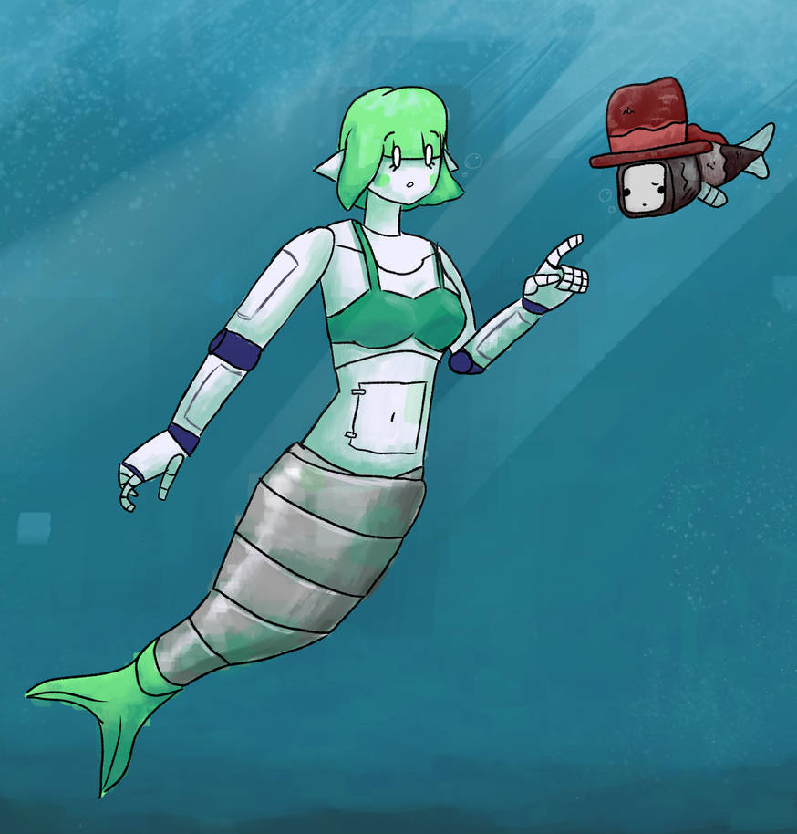 Mer-maidbot by DudeTheNinjAGH on DeviantArt