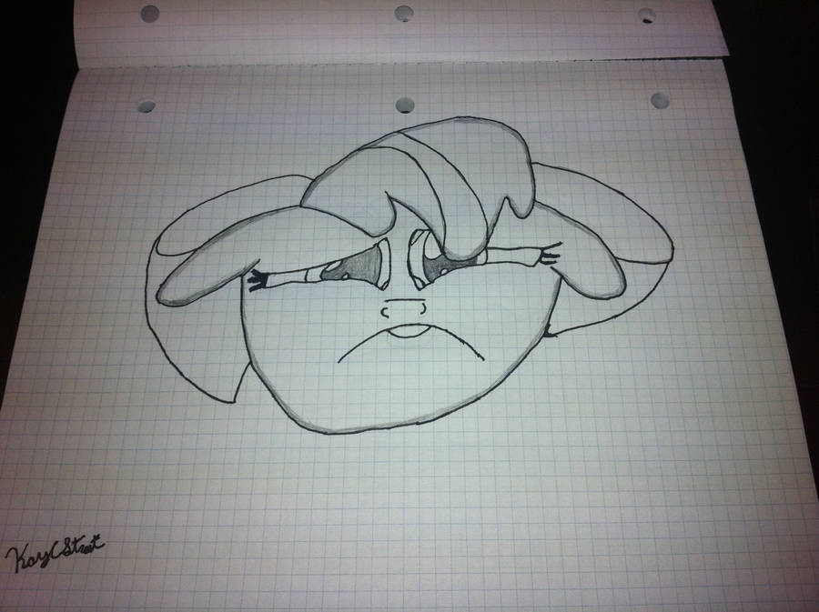 Sad Apple Bloom by KayCStreet