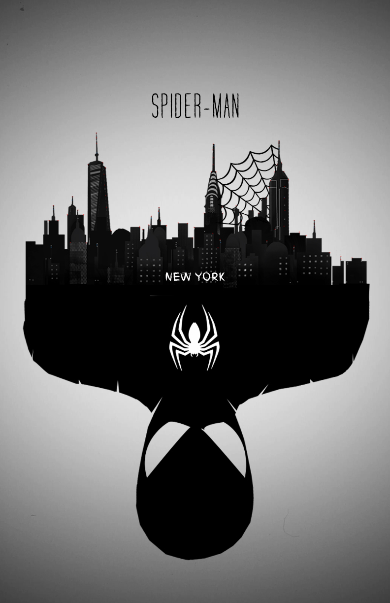 Spiderman Silhouette by Pixelrotgraphics on DeviantArt
