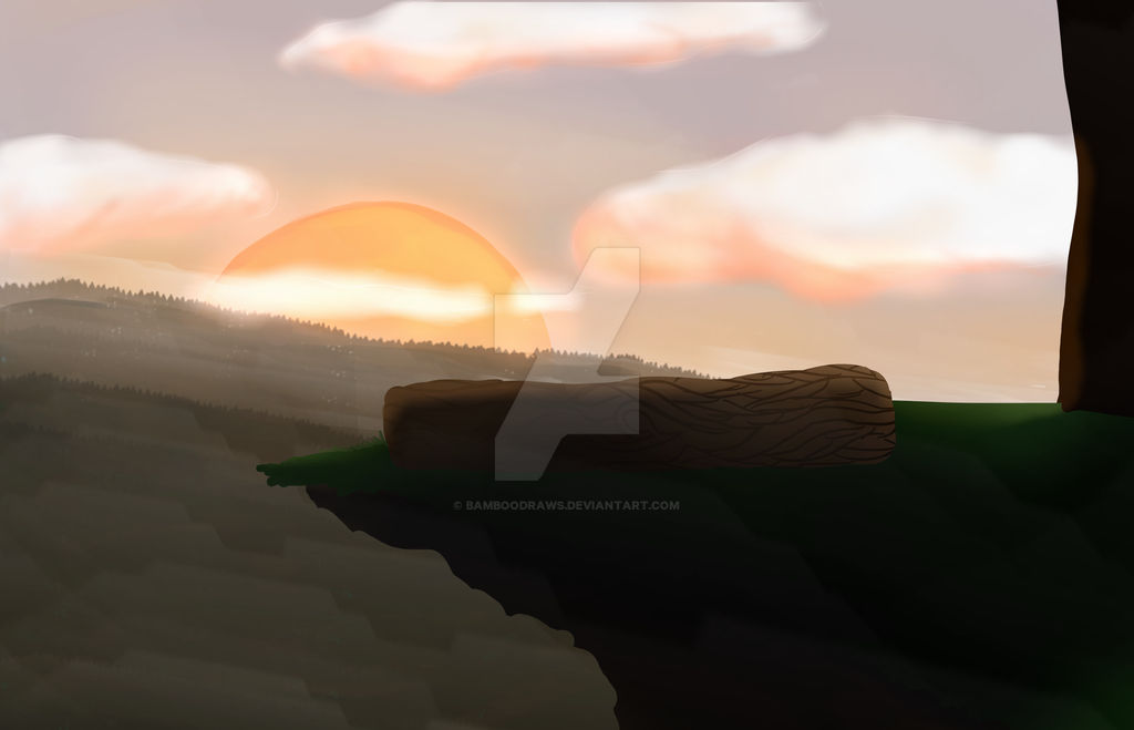 random background I drew by BambooDraws on DeviantArt