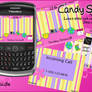 Candy Stripes Blackberry Theme