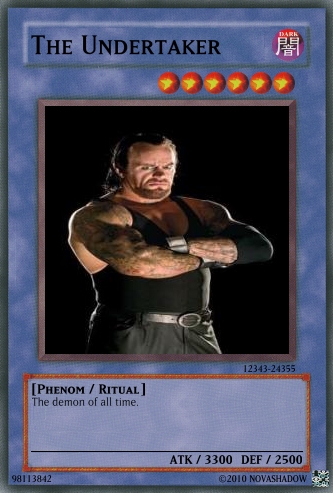 undertaker yugioh card YU-GI-OH! - Magical (YS13-EN007) - Super Starter: V for Victory - 1st Edition Make 1 Effect Monster your opponent controls lose 1500 ATK How will this be used