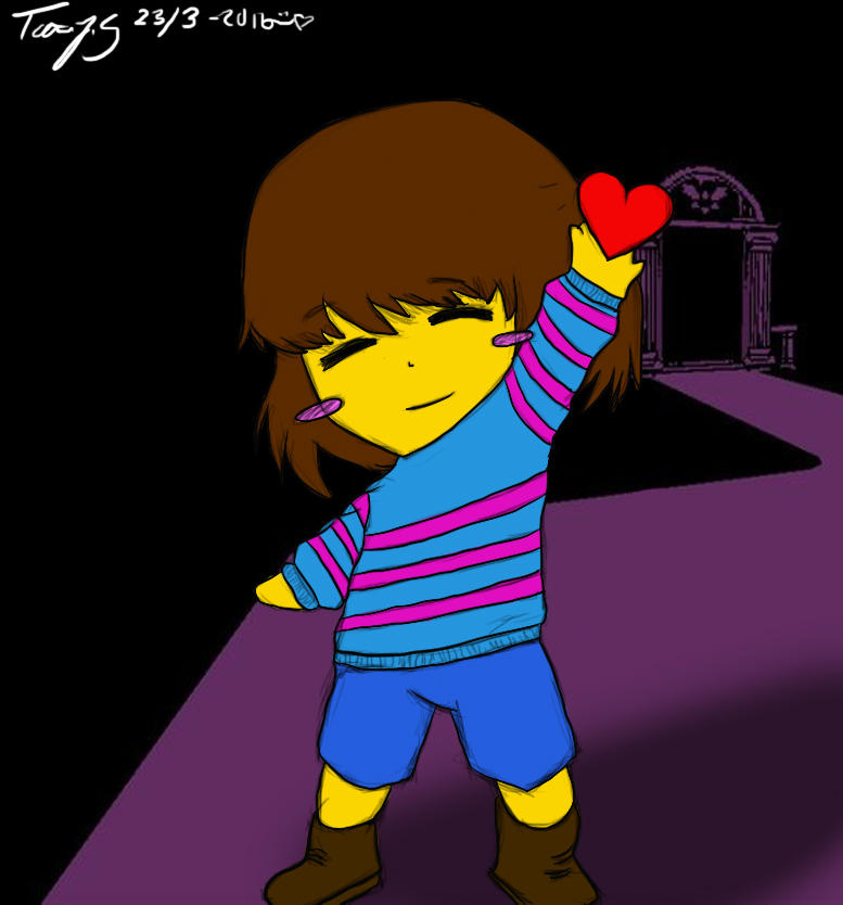 Undertale Frisk fan art by Akyah on DeviantArt