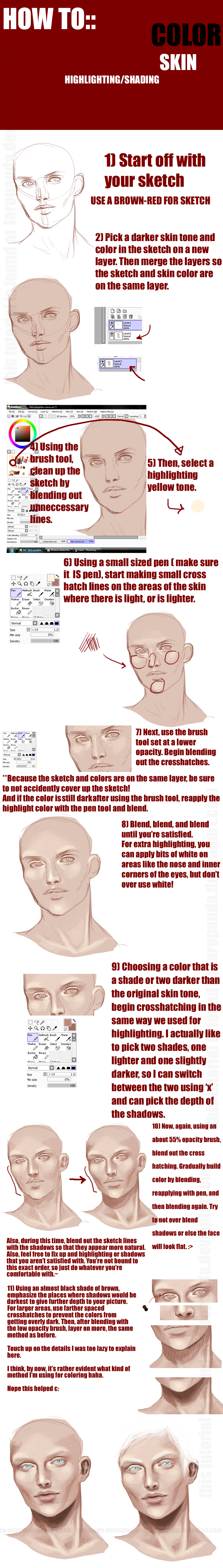 Tutorial: Coloring and Highlighting Skin!