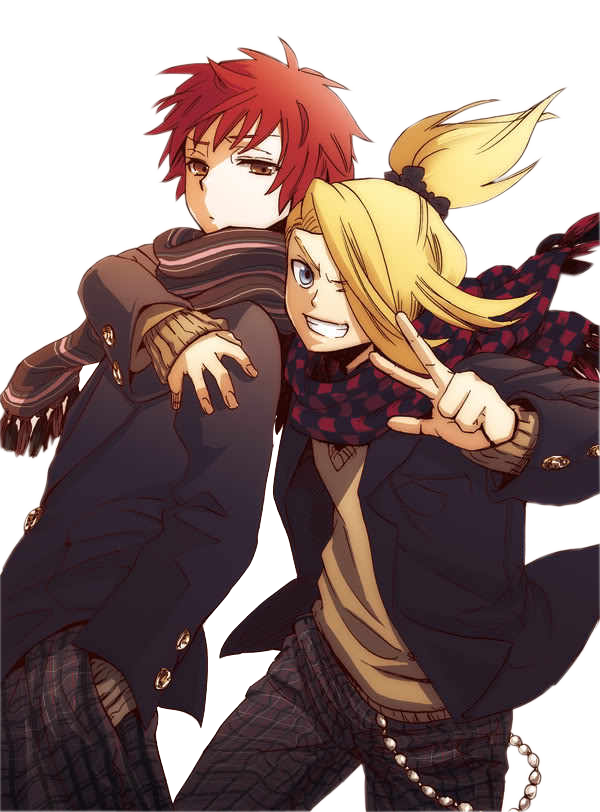 Sasori and Deidara PNG