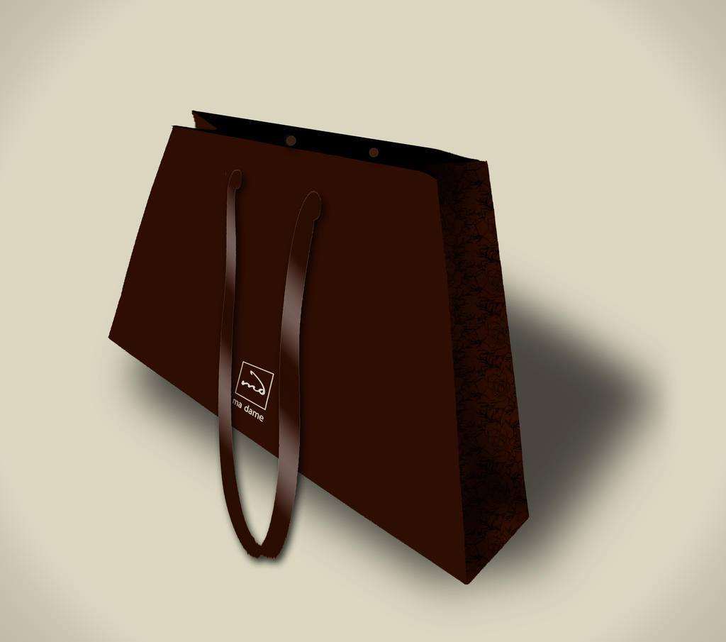 paper bag-purse brown