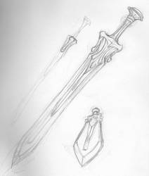 Power Sword Sketch