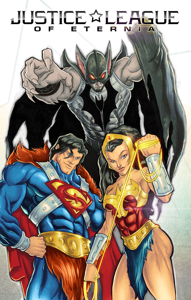 Justice League of Eternia colors