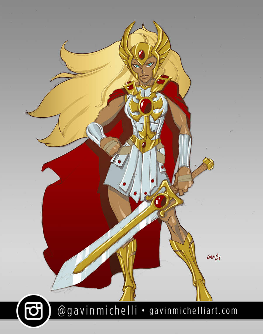 She Ra Human She-ra Animated Redesign by GavinMichelli on DeviantArt