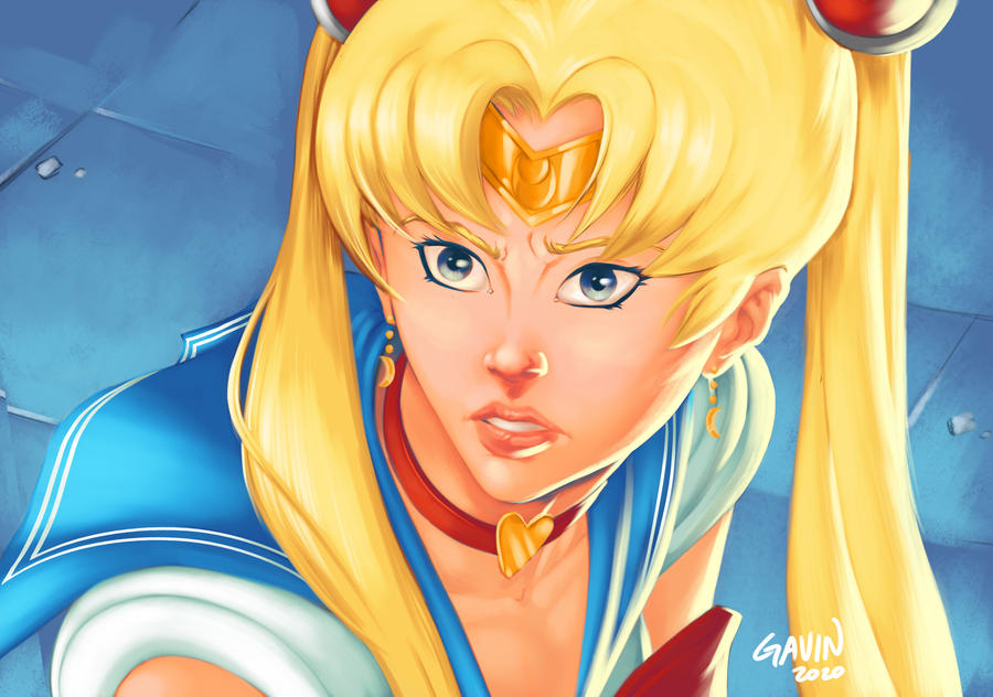 Sailor Moon Redraw Challenge by GavinMichelli on DeviantArt