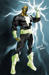 Black Adam Speed Paint