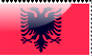 Albanian Flag Stamp