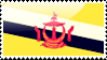 Bruneian Flag Stamp