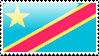 DR Congo Flag Stamp by xxstamps