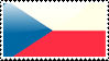 Czech Flag Stamp by xxstamps