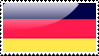 German Flag Stamp