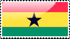 Ghanaian Flag Stamp