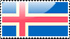 Flag of Iceland Stamp by xxstamps